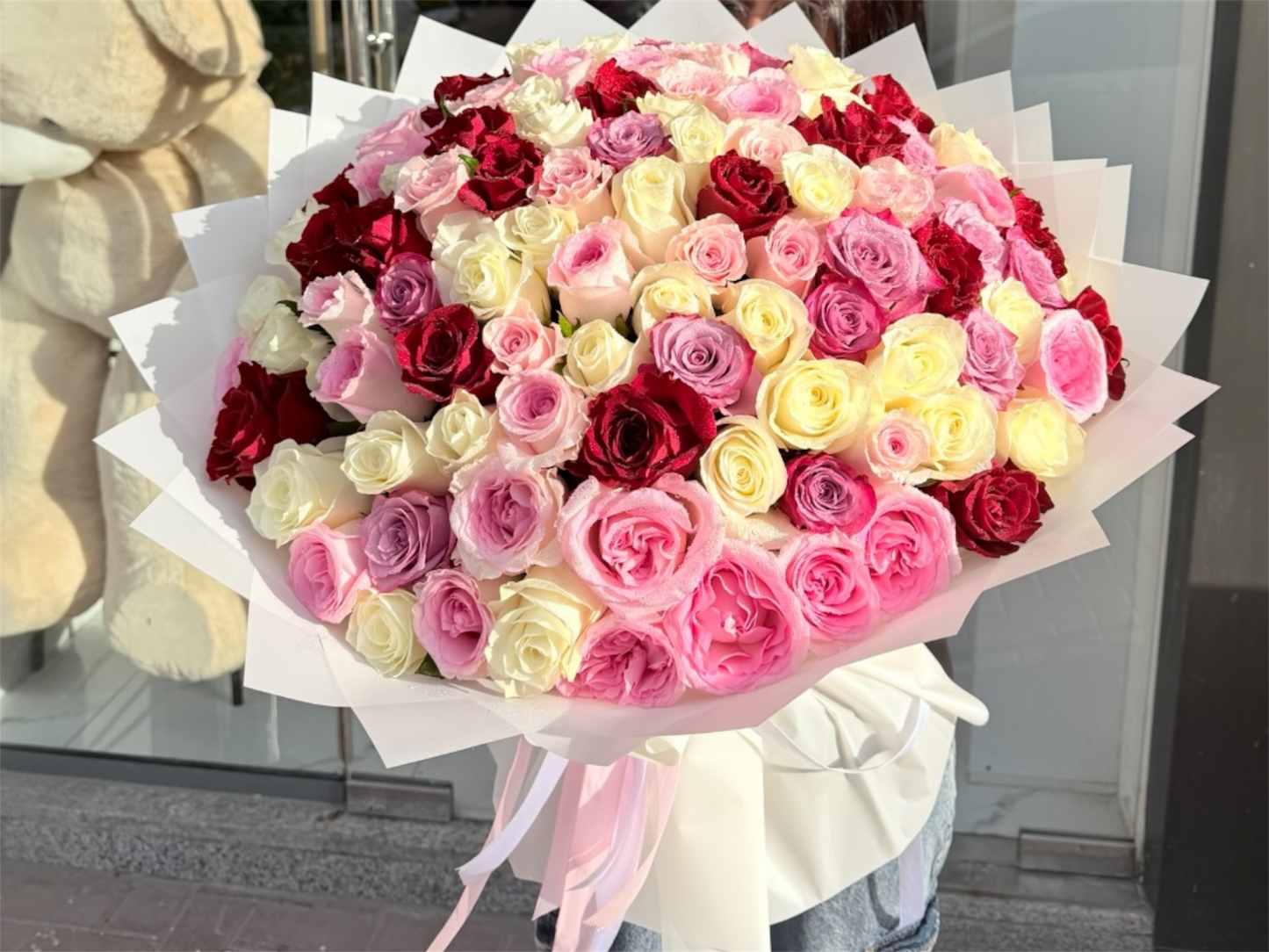 101 Premium Roses Bouquet