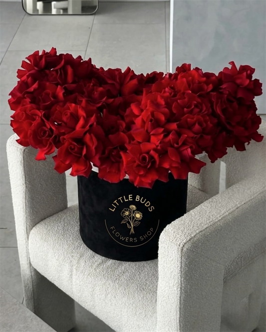 Cherry Romantic Roses Box