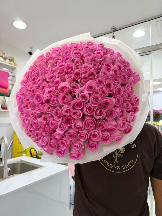 151 Pink Roses Love Statement