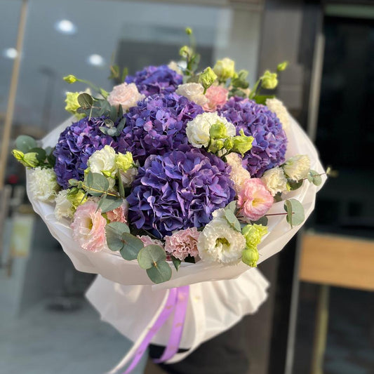 Purple Hydrangea Bouquet