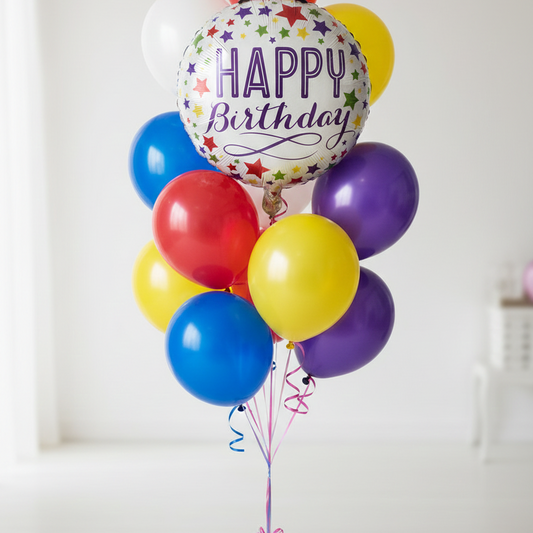 Mix Balloons Bunch For  Birthday