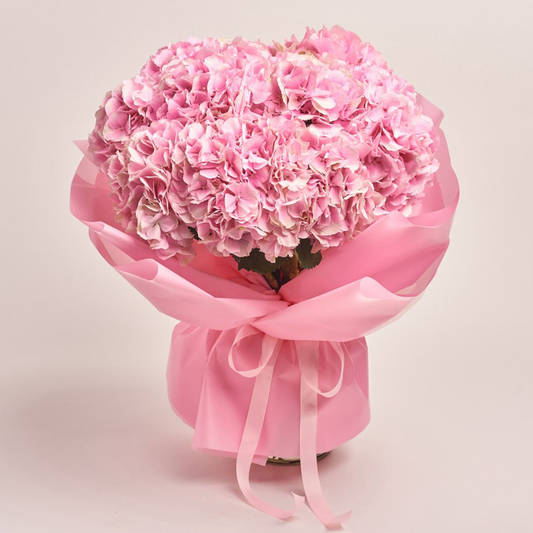 Blush Hydrangea Elegance Bouquet